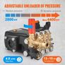 Pressure Washer Pump, 25.4 mm Shaft Horizontal Triplex Plunger, 4400 PSI, 4 GPM, Replacement Power Washer Pumps Kit, Parts Washer Pump, Compatible with Simpson MorFlex Models 40224, 40225, 40226 Image 4
