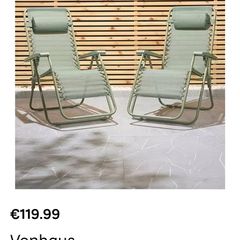 Garden sun loungers