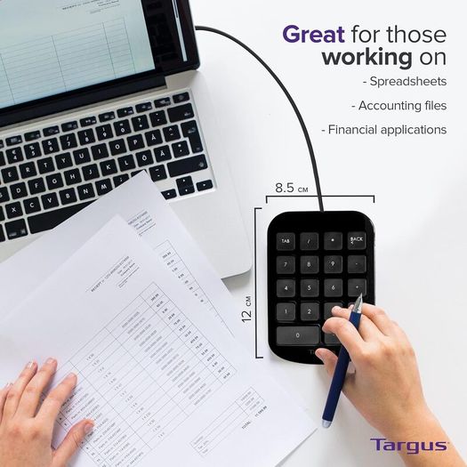 Targus Numeric Keypad Usb Wired Black