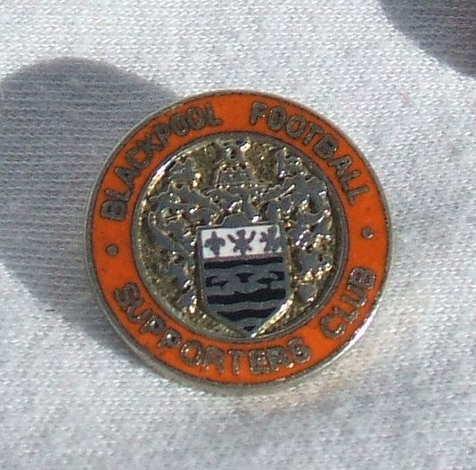 Blackpool Football Supporters Club Vintage Enamel Badge (1980's/1990's)