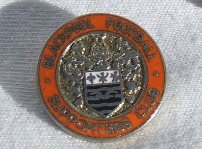 Blackpool Football Supporters Club Vintage Enamel Badge (1980's/1990's)