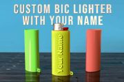 Customisable BIC lighter covers