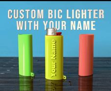 Customisable BIC lighter covers