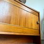 Vintage Retro Mid Century Teak Scandinavian Sideboard/Record Cabinet/TV Unit Image 3