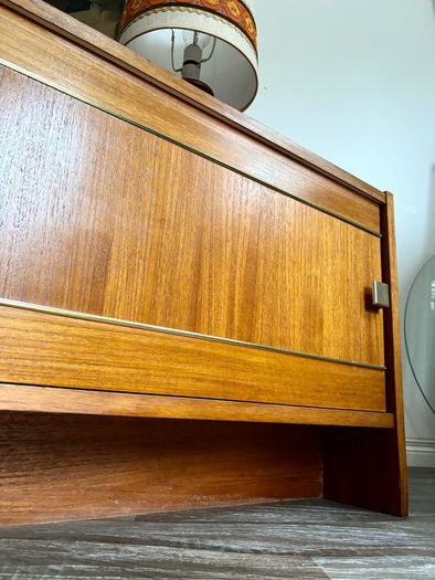 Vintage Retro Mid Century Teak Scandinavian Sideboard/Record Cabinet/TV Unit