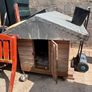 Large Dog Box with wheels and removable roof Image 3