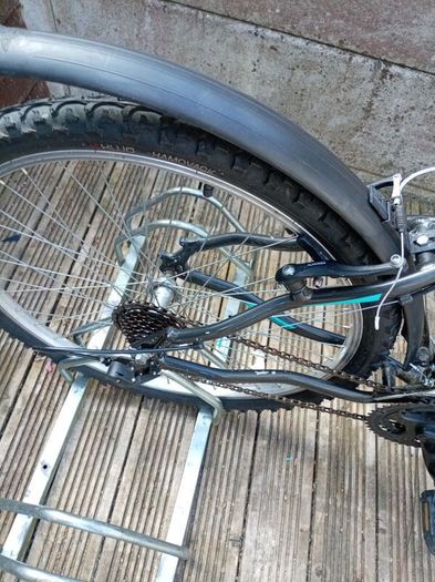 Boys 26" Wheel size mountain bike. Small size frame