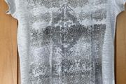 Grey Ladies Linen Top