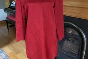Zara mini red satin dress