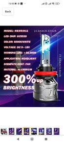 Upgraded Car headlight bulbs