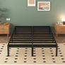 King Size Bed Frame 30.5 cm High with Rounded Corner Legs Image 7