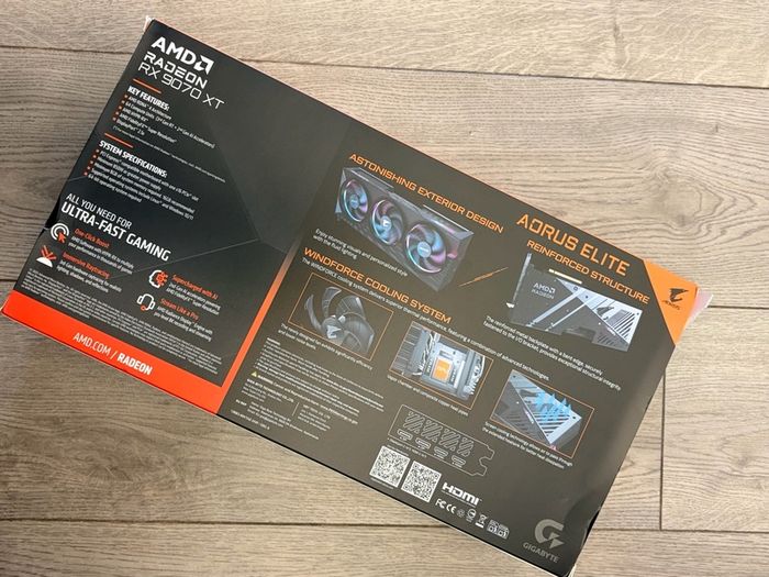 Gigabyte Aorus Radeon Rx 9070 Xt Elite 16g