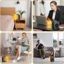 Electric Heater, Space Heater with 800W/1200W Heating Modes Portable PTC Ceramic Plug in Heaters for Home Low Energy Adjustable Heater Tip-Over & Overheat Protection Room Bedroom Office Image 7