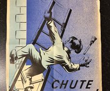 Original 1964 SNCF French Railway Safety Poster 40cm x 30cm