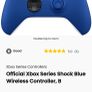 xbox series shock blue controller Image 3