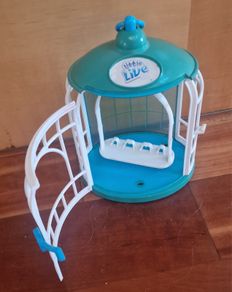 Little live pet bird cage