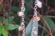 Vintage Sterling Silver necklace with Semi-Precious stones