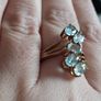 925 Sterling Silver Ring with Blue Topaz. Image 3
