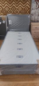 Single bed base and headboard