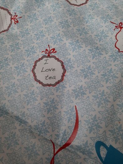 New wipe clean vintage tablecloth