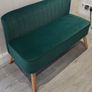 New green velvet sofa 120 euro or nearest offer Image 2