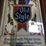 Old Style Heileman's Beer Lighted Mirror & Clock American Image 5