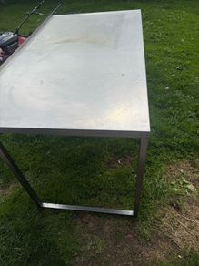 Stainless steel table