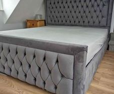 king bed and mattress