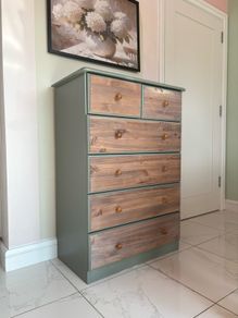 Hand finished chest of drawers.