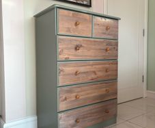 Hand finished chest of drawers.