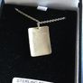 sterling silver disk & chain Image 2