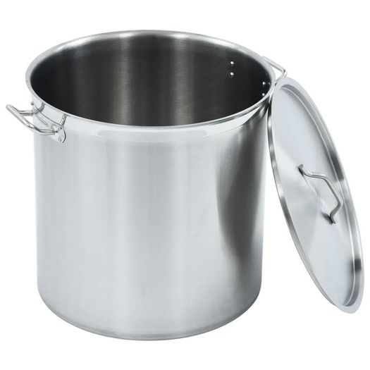 Stock Pot 98 L 50x50 cm Stainless Steel