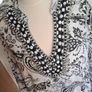 Monari Embellished Black/White Top Size 40 L Image 7