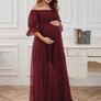 maternity photoshoot or baby shower dress. Image 5