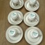 Vintage Arklow Pottery Honey Stone 6 Cups& Saucers Image 7