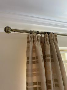 Curtains Bedroom 56 inch drop 82 inch wide each curtain