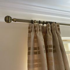 Curtains Bedroom 56 inch drop 82 inch wide each curtain