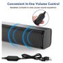 BRAND NEW Speakers Desktop PC Computer Speaker Portable Mini Soundbar HiFi Stereo Sound Music MP3 Player Speaker AUX Input Image 4