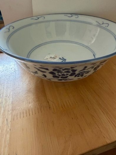 Vintage Bowl Oriental Blue and White
