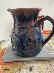 Colm De Ris Celtic Pottery Jug