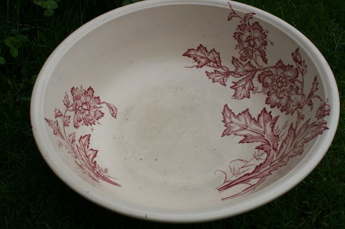 Antique  England  Water Basin 15"