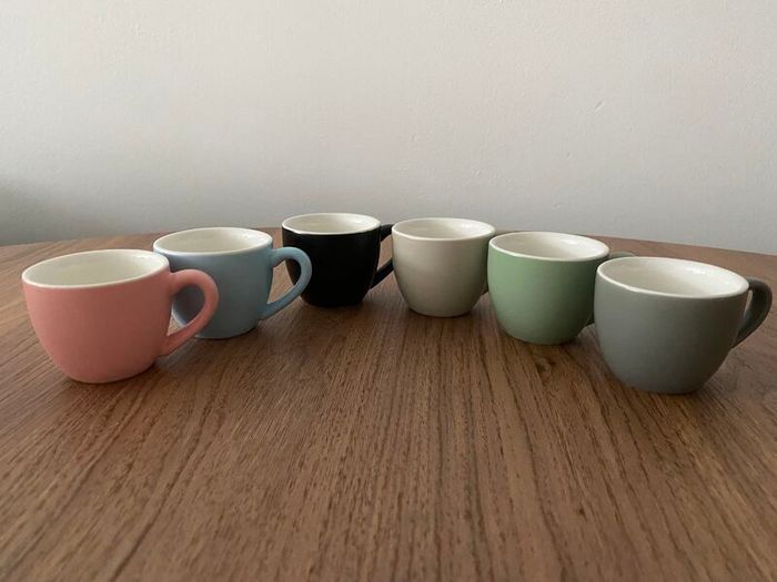 Procelain Espresso Cups (6 pcs)