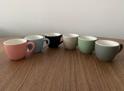 Procelain Espresso Cups (6 pcs)