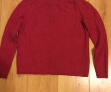 M&S Ladies Zipped Jumper Pure Cashmere Size 14