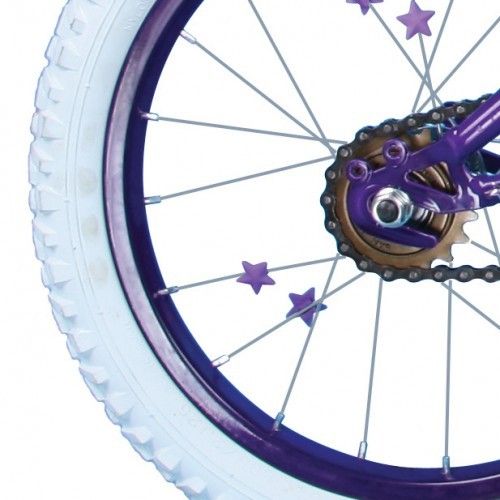 Concept Rock Star Girls Single Spd 16" Purple/White