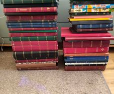 Large stamp albums collection