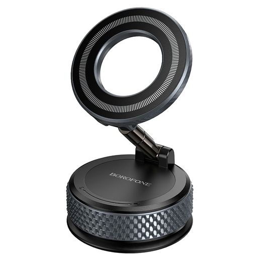 Borofone Car Holder BH144 Custodio Vacuum Suction Cup Magnetic Holder Black