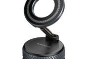 Borofone Car Holder BH144 Custodio Vacuum Suction Cup Magnetic Holder Black