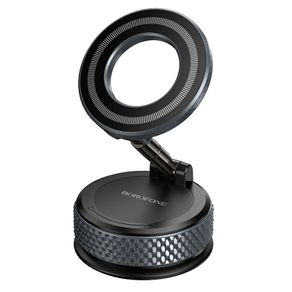Borofone Car Holder BH144 Custodio Vacuum Suction Cup Magnetic Holder Black