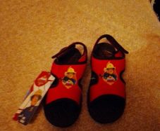 boys fireman sam sandals